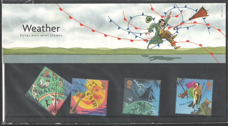 (image for) 2001 The Weather Royal Mail Presentation Pack 321